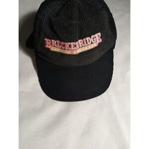 Vintage Bump Bonnets Breckenridge Genuine Colorado Ski Cap With Straps Corduroy